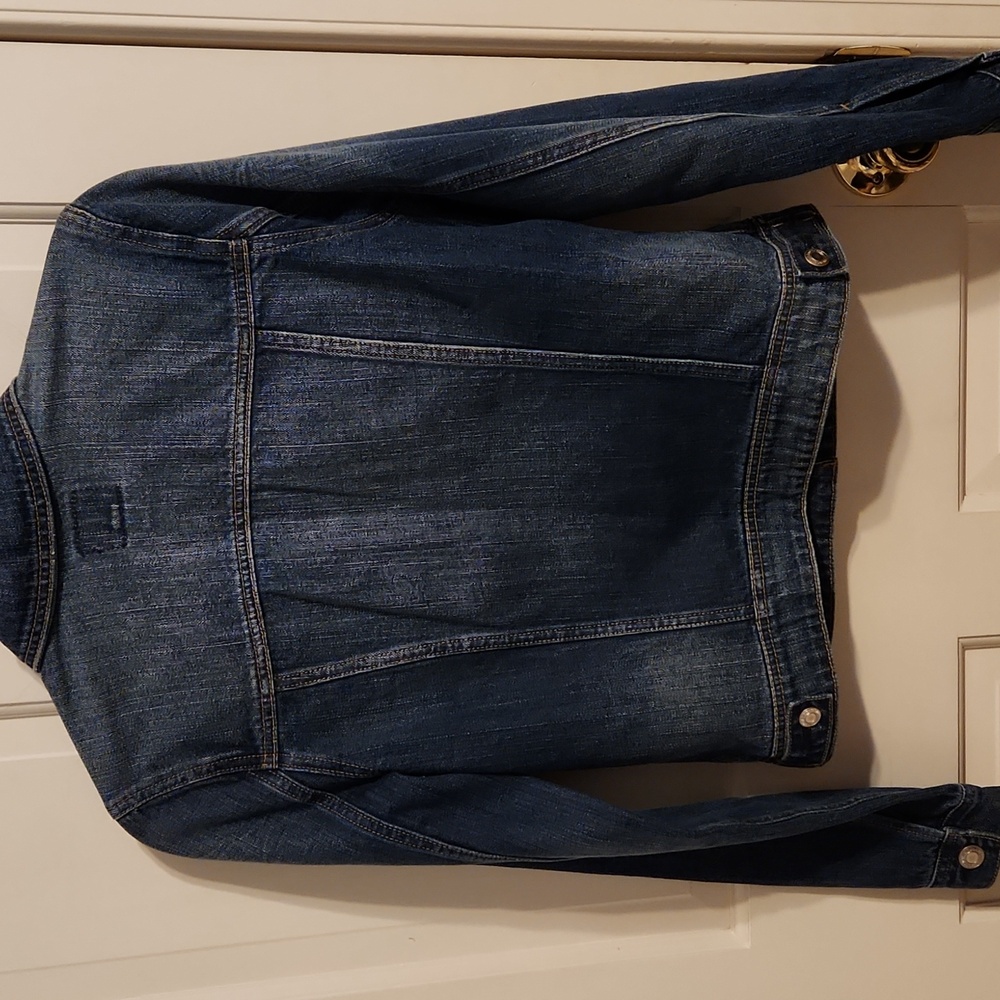 American Eagle Outfitters Blue Denim Jean Jacket - Picture 5 of 8